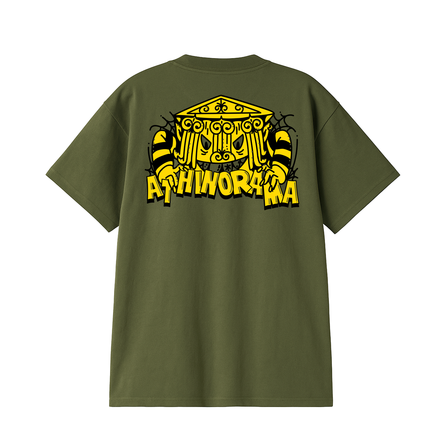 T-shirt Gxhan x Katohos "Athinorama" Olive