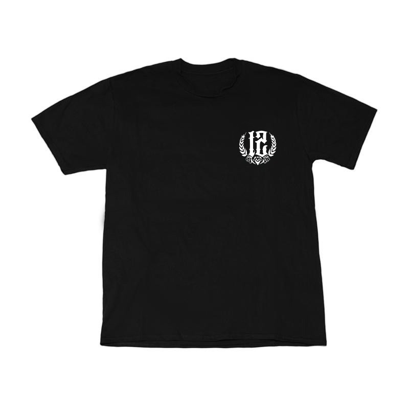 T-Shirt 12os Pithikos Black (Rise and Grind)