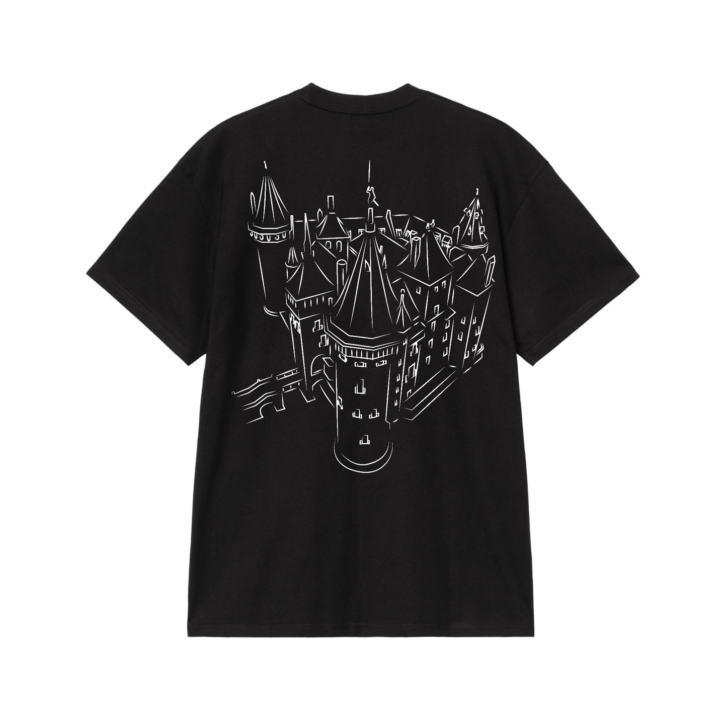 T-Shirt "Kasteel" Black