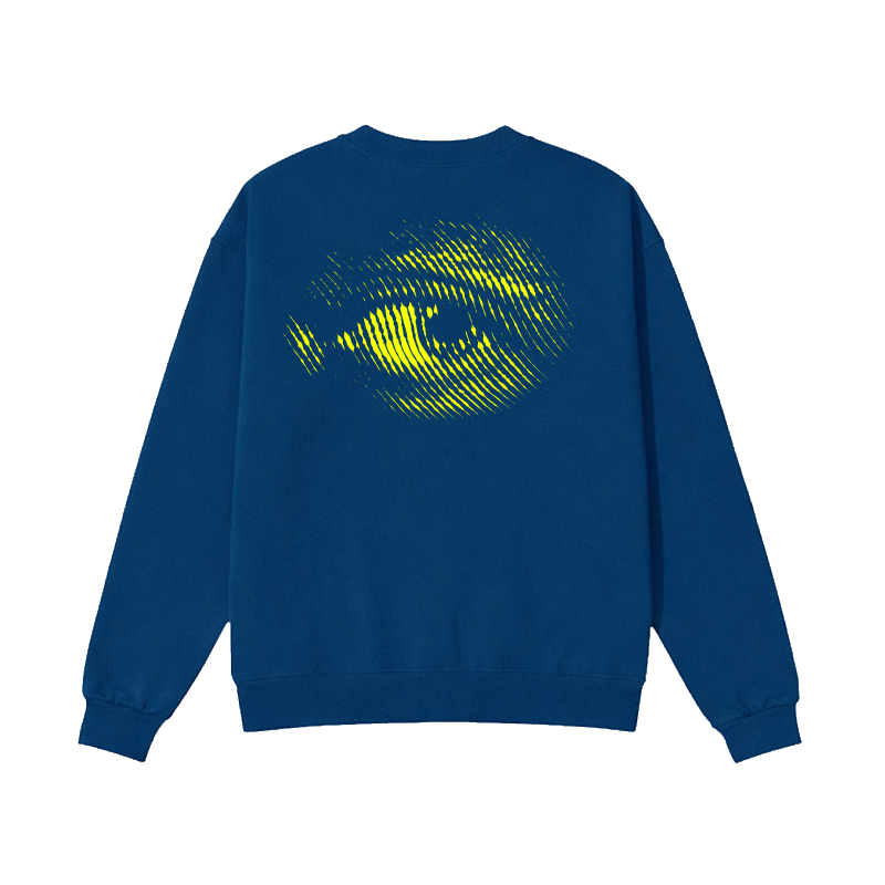 Crewneck Phaser "Stress Test" Blue