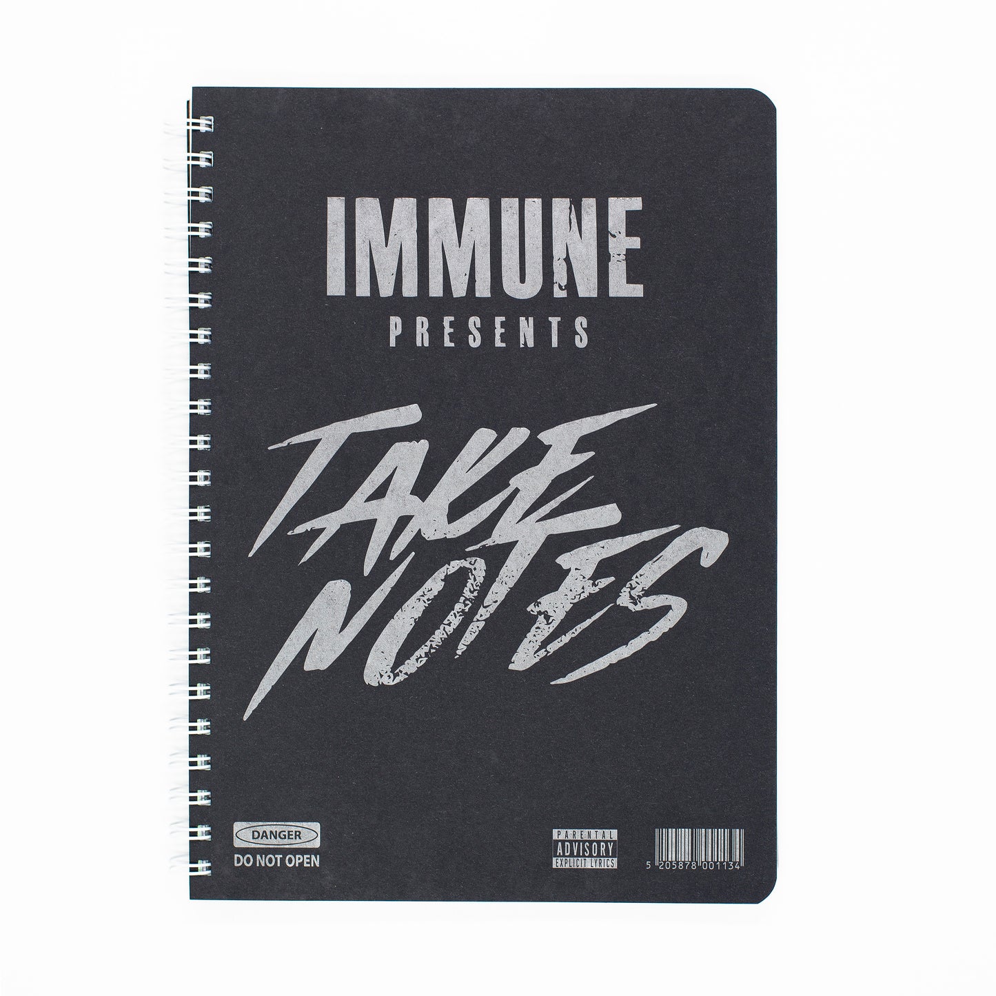 Notebook Immune ''Take Notes'' Black