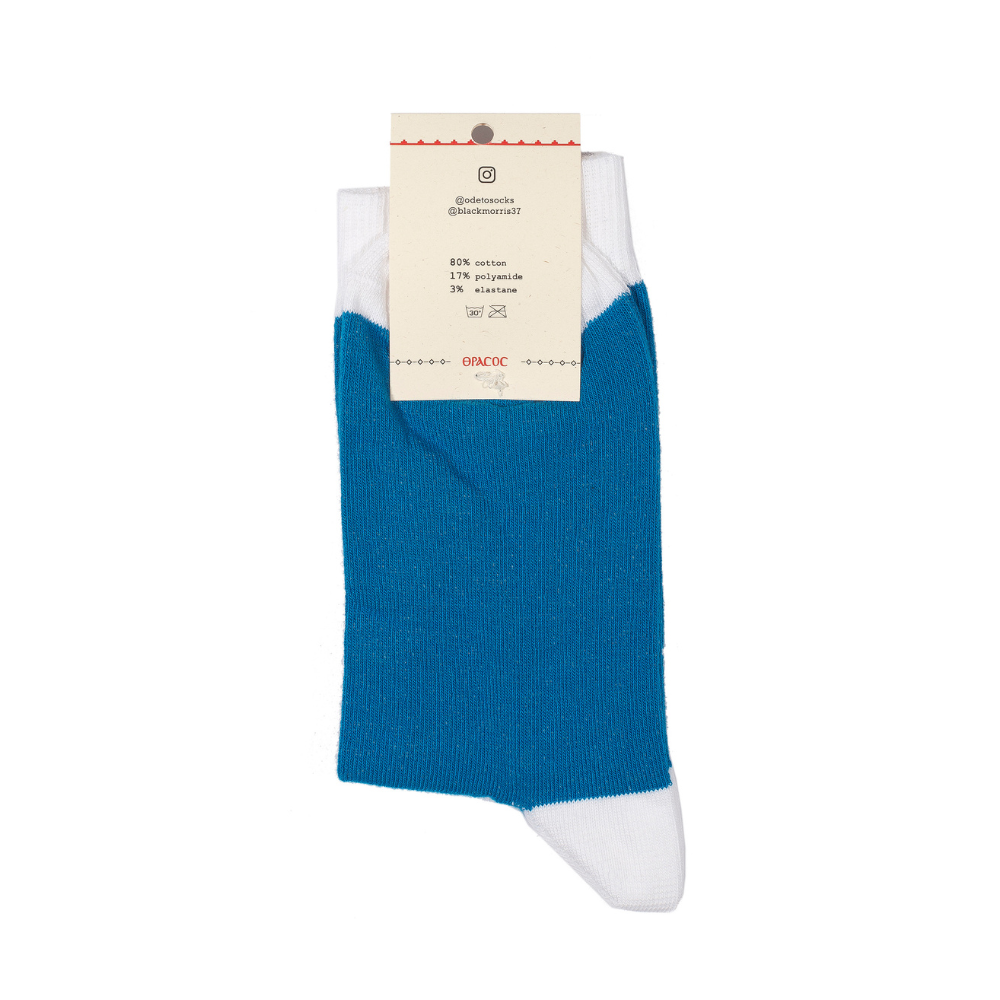 Socks NTM x ODE "ΘΡΑCOC" Blue