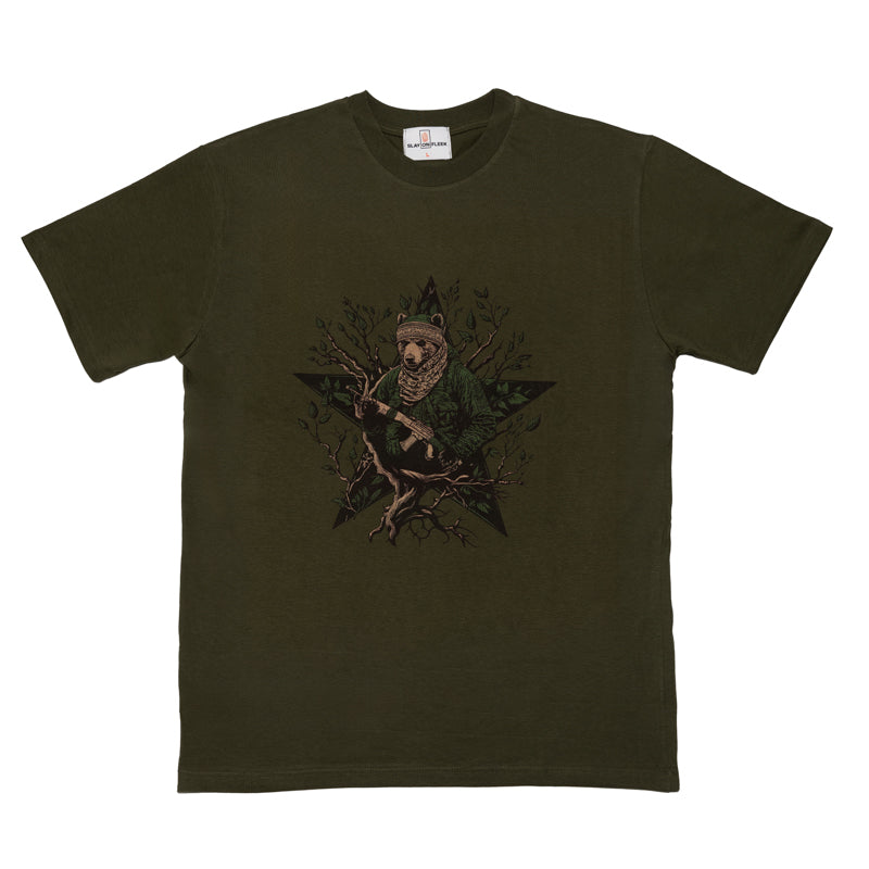 T-Shirt Pindos Atletico "ΔΕΝΤΡΙΜ" Khaki