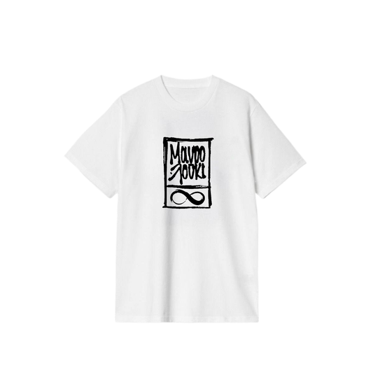 T-shirt "Μαύρο Λούκι" White