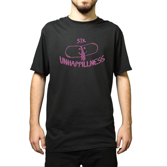 T-Shirt STK ''Unhappillness'' Black
