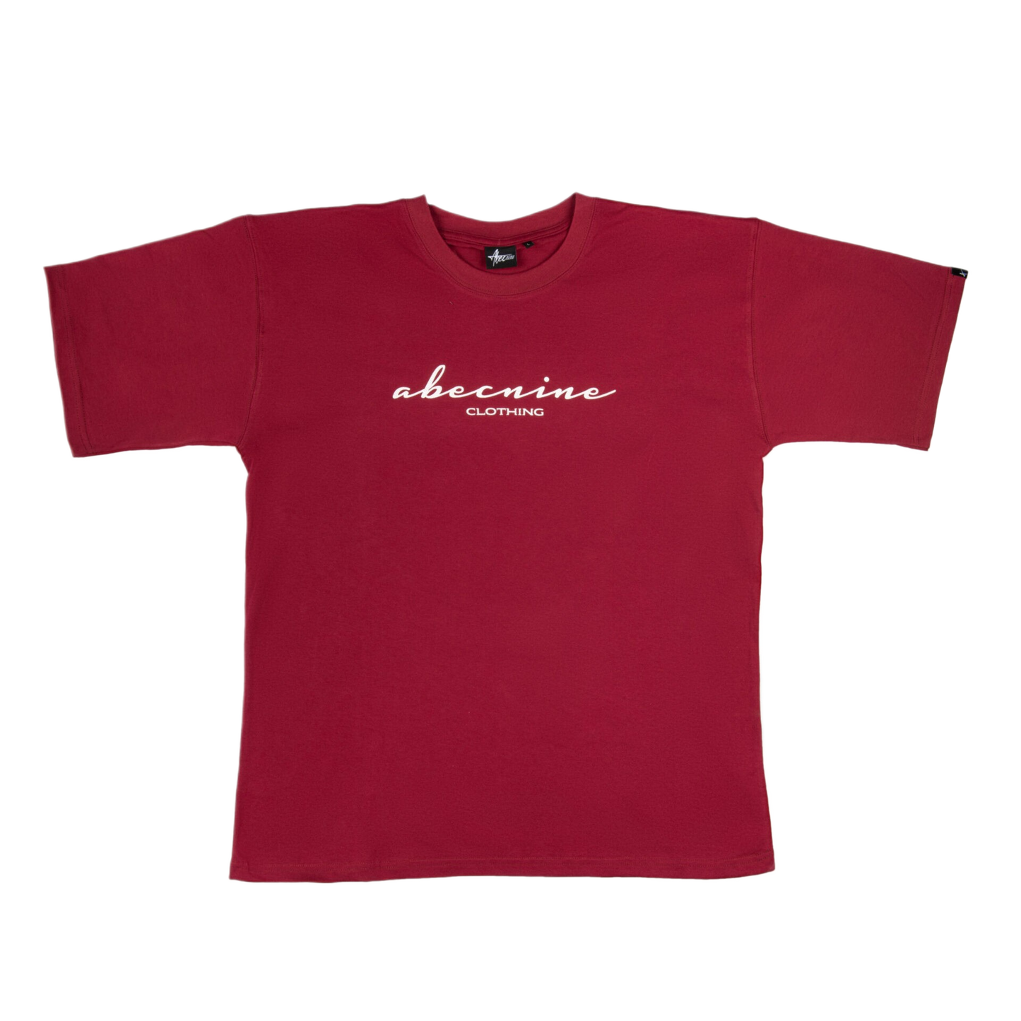 T-Shirt Abecnine Burgundy Red