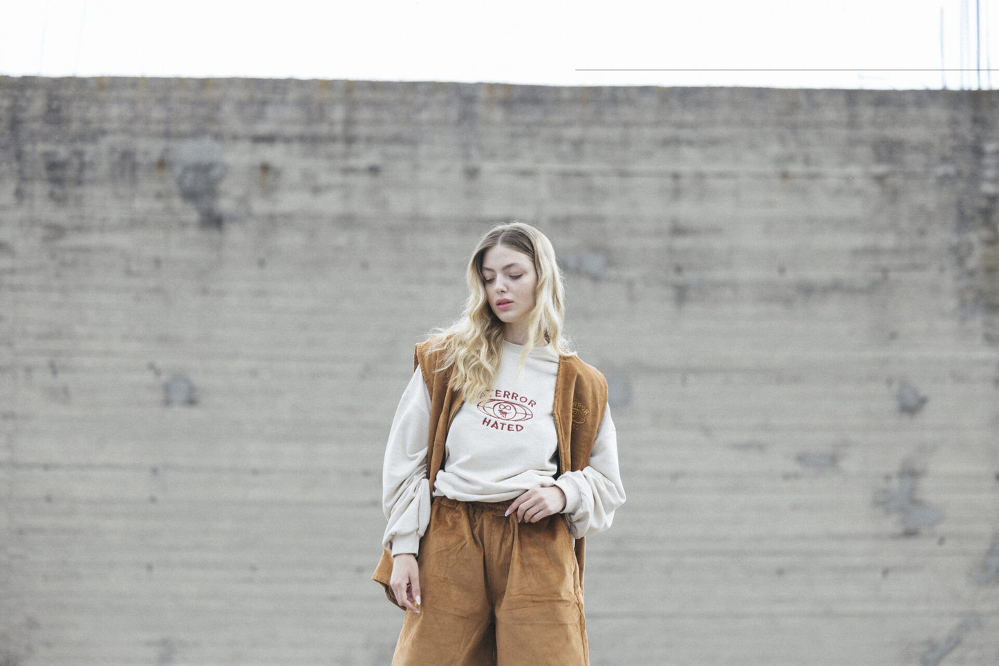 ATE x Hated Crewneck “Cream”