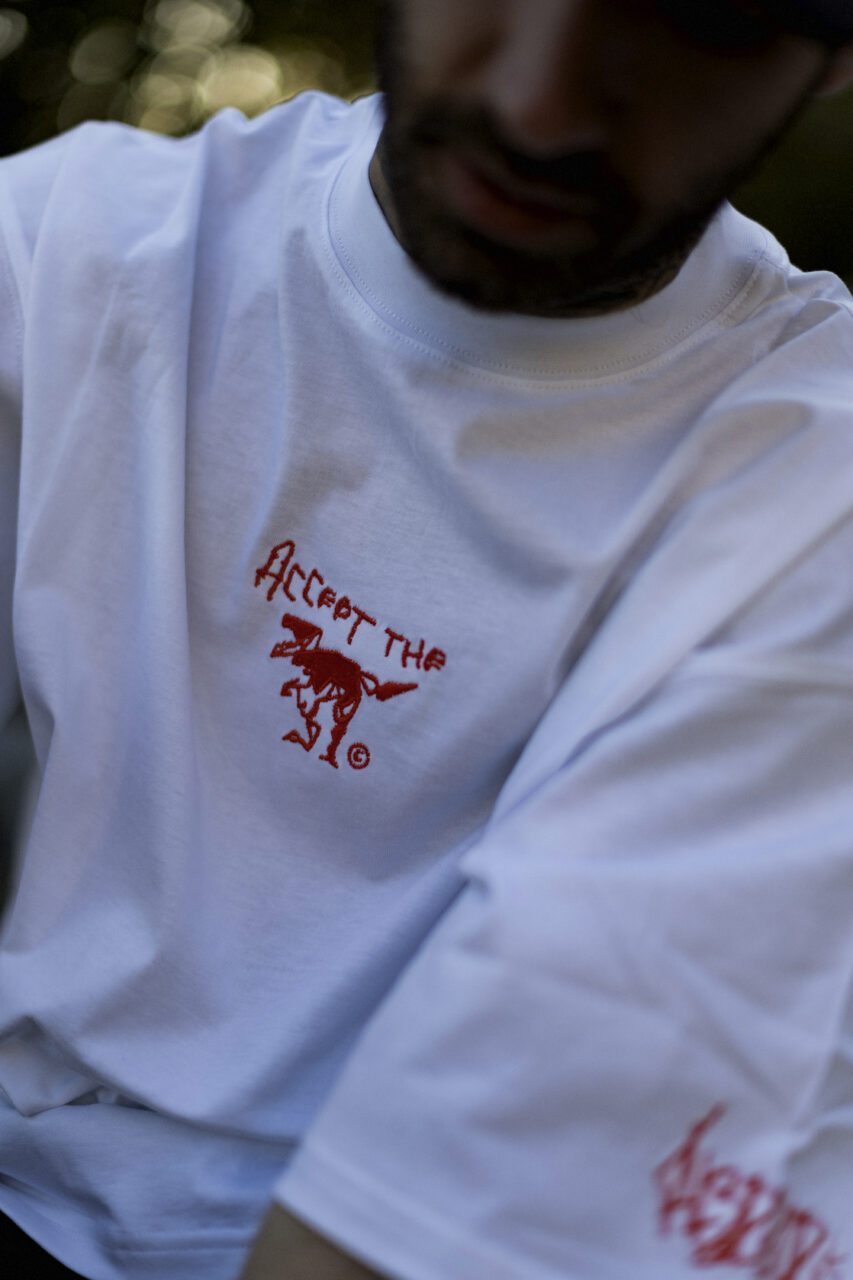 ΑΤΕ T-Shirt White "ACCEPT THE ERROR"