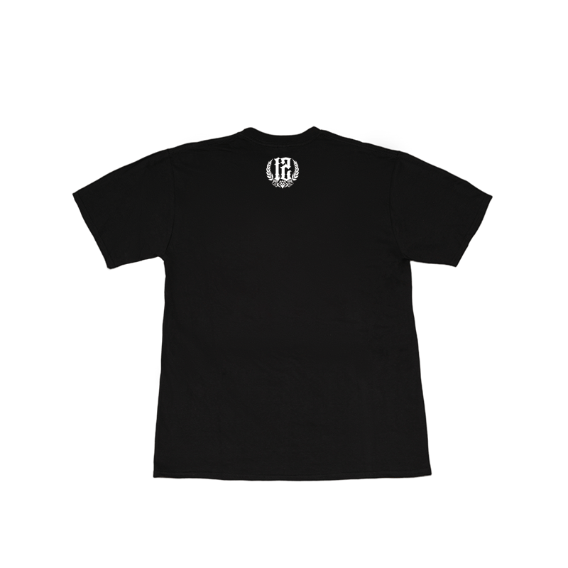 T-Shirt 12os Pithikos Black ''Para Siempre'' Black
