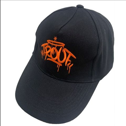 Cap Trouf Black With Orange