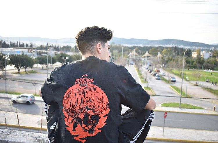 T-Shirt Athens Hood Black