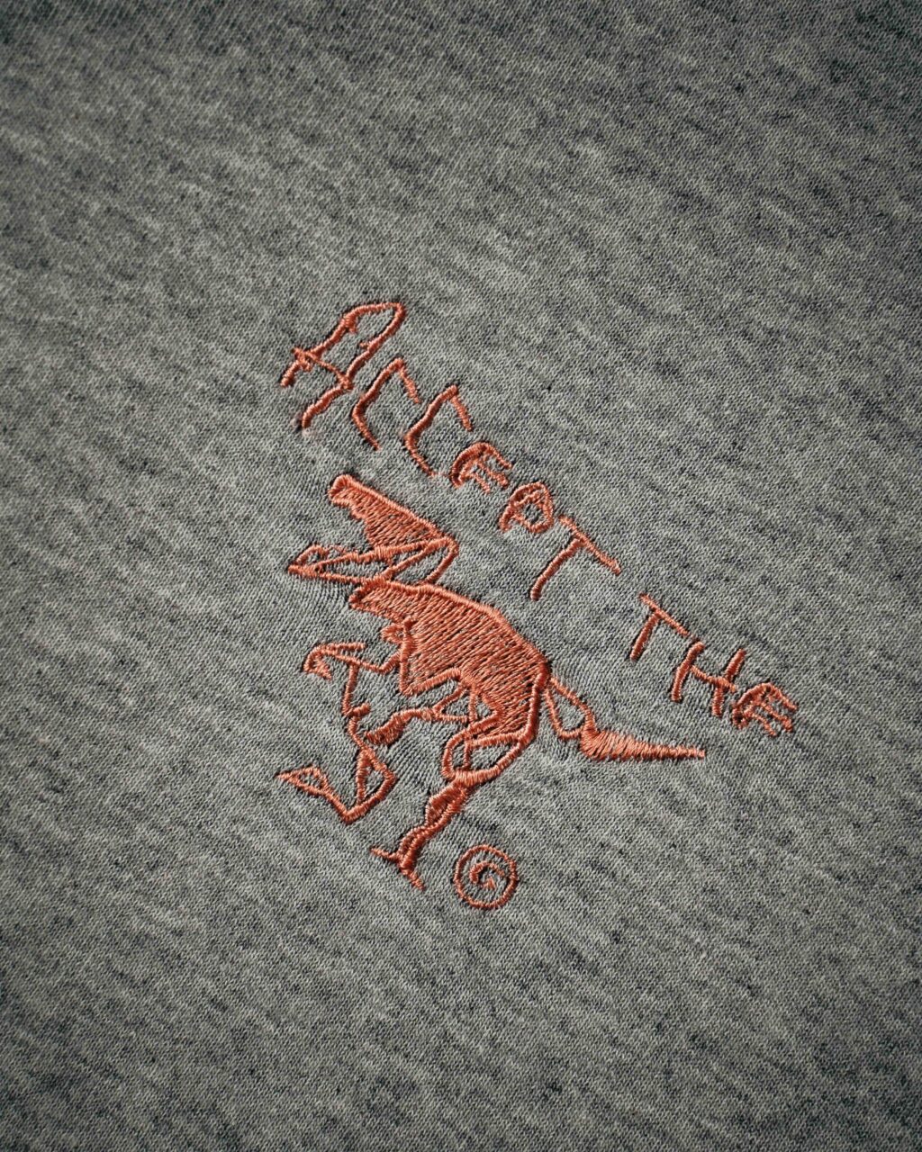 Hoodie ΑΤΕ Grey/Apple ''A.T.Error''