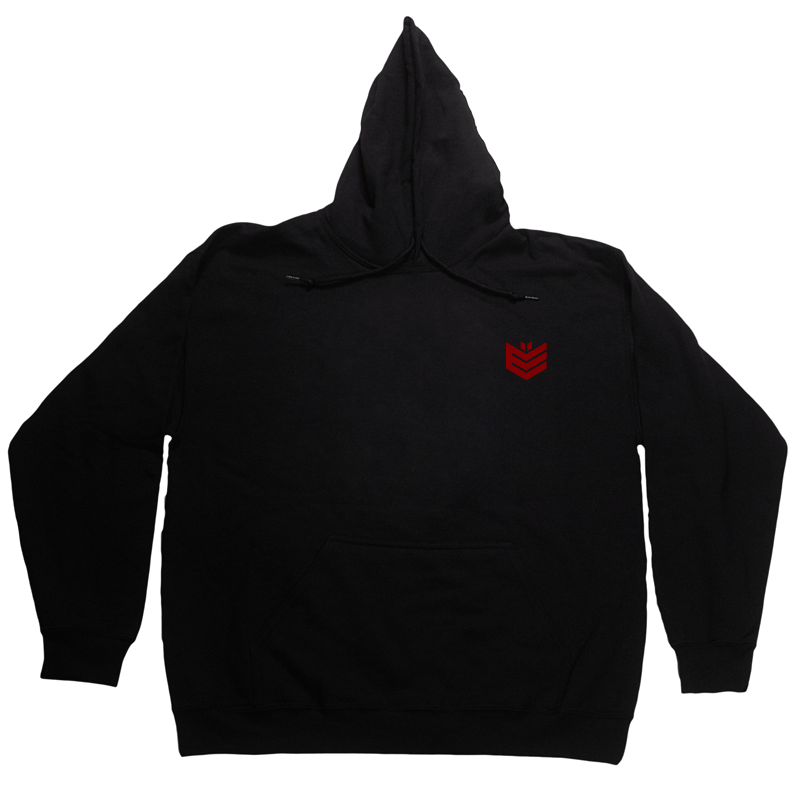 Hoodie ΕΠΛΚΤ Black With Red