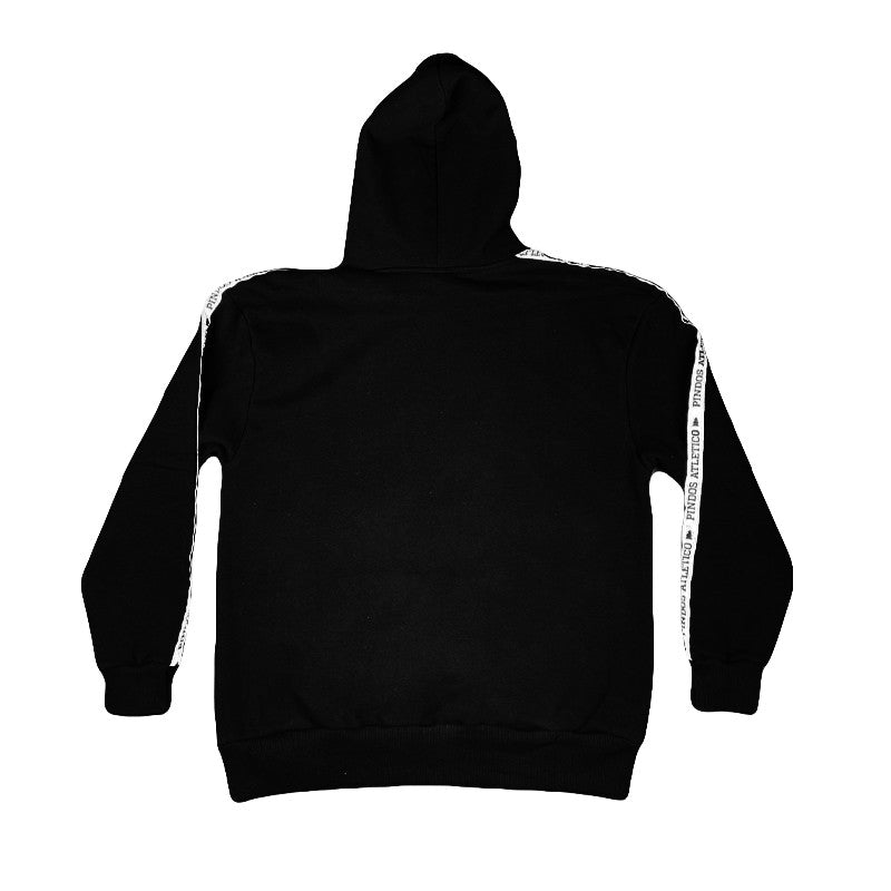 Combo Hoodie + Sweatpants Pindos Atletico Black With Tape