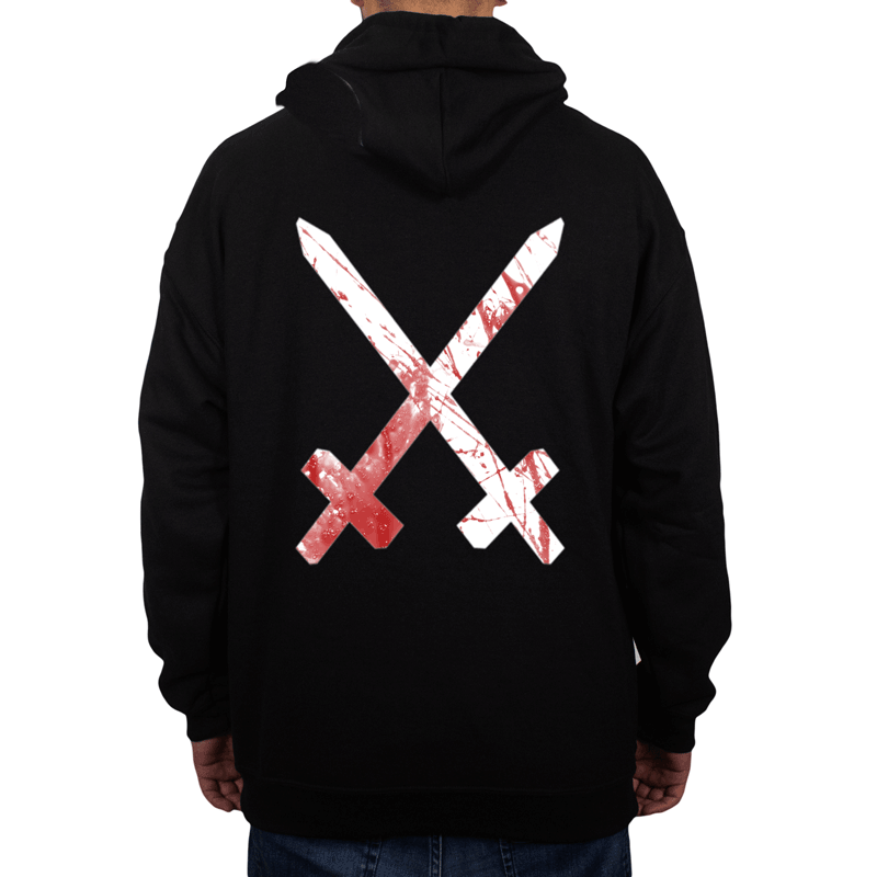 Hoodie STK Black Ξύλινα Σπαθιά