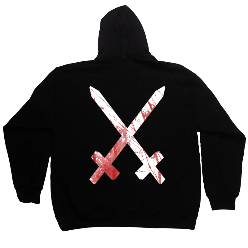 Hoodie STK Black Ξύλινα Σπαθιά