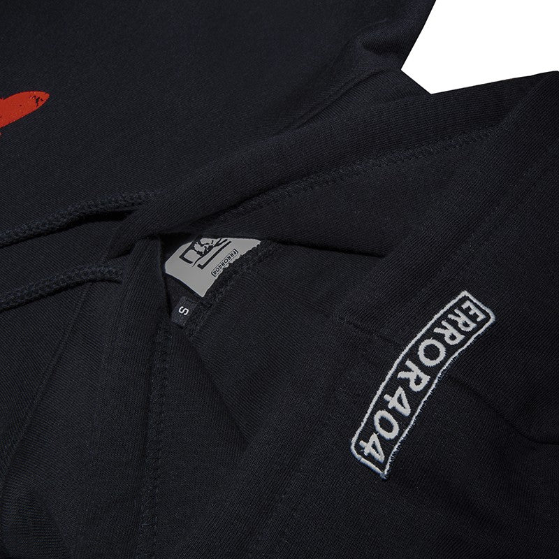 Hoodie ΑΤΕ Black/Red “HAWKMOTH”