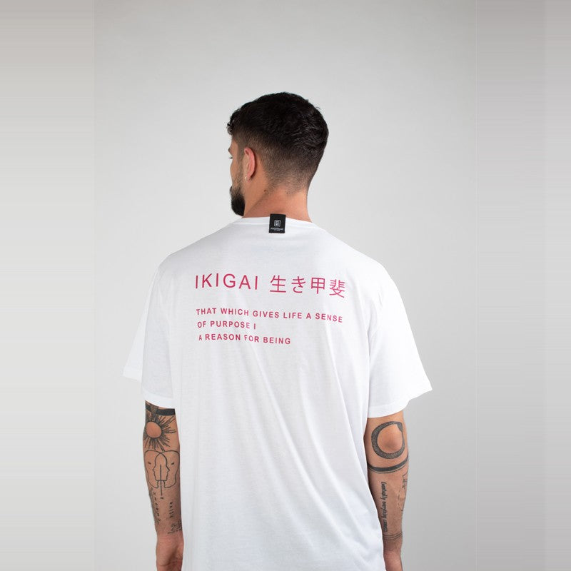 T-Shirt Pins ‘Ikigai’ White