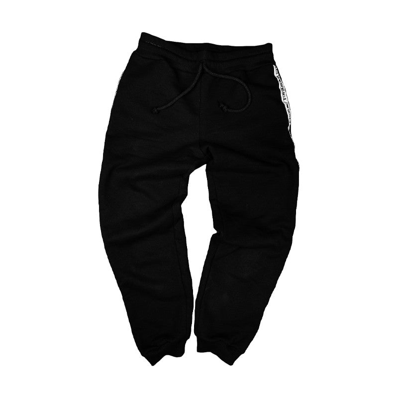 Combo Hoodie + Sweatpants Pindos Atletico Black With Tape