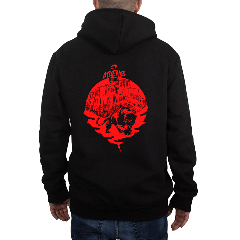Hoodie Athens Hood x Slay On Fleek black