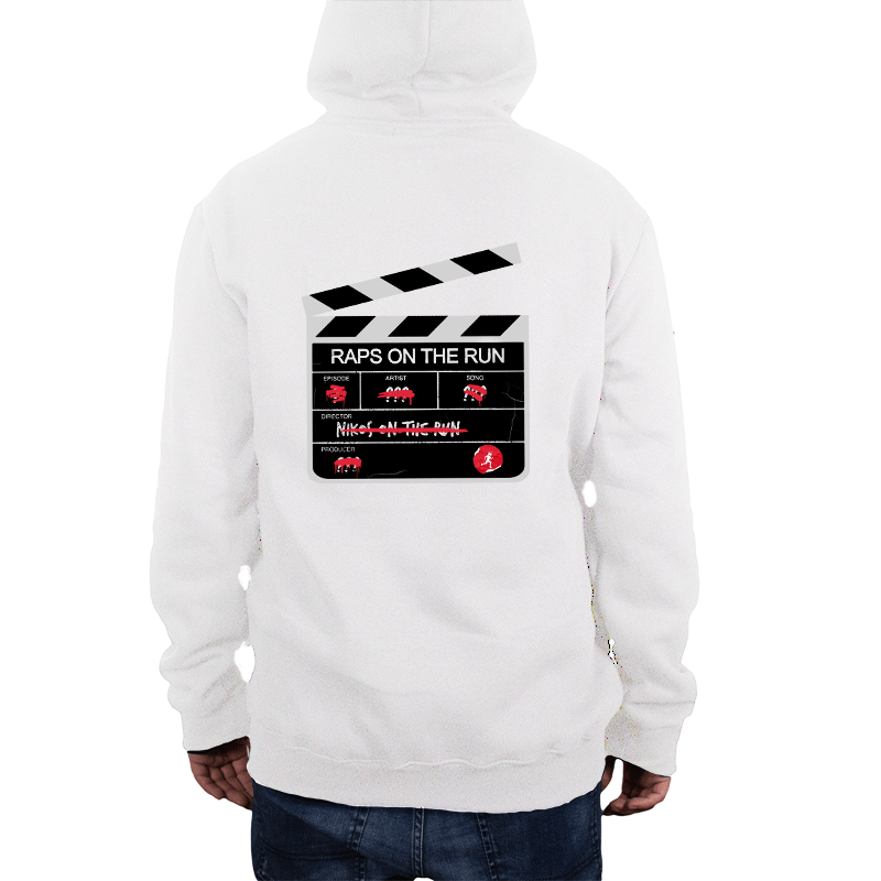 Hoodie Raps On The Run White