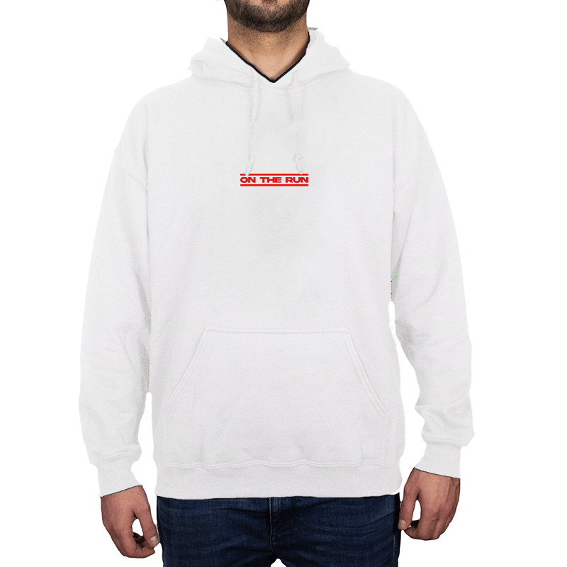 Hoodie Raps On The Run White