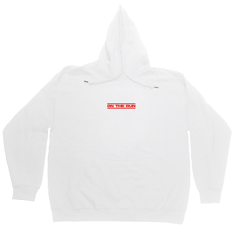 Hoodie Raps On The Run White