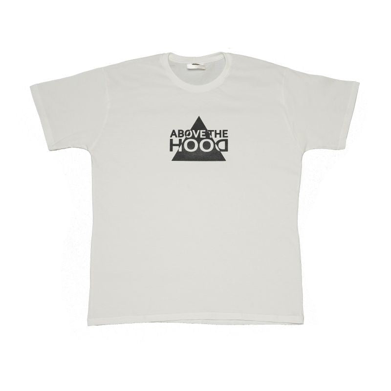 T-Shirt Above The Hood White with Black Logo