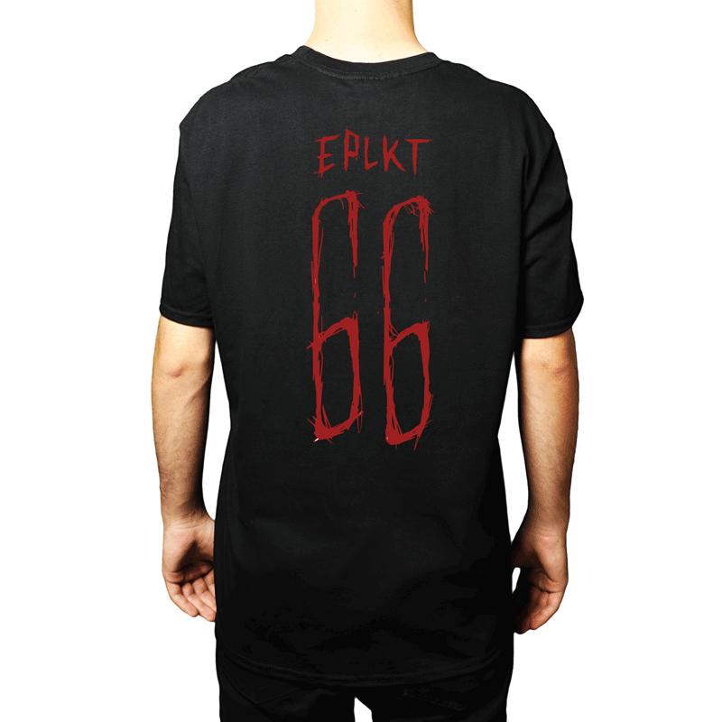 T-Shirt ΕΠΛΚΤ Black With Red