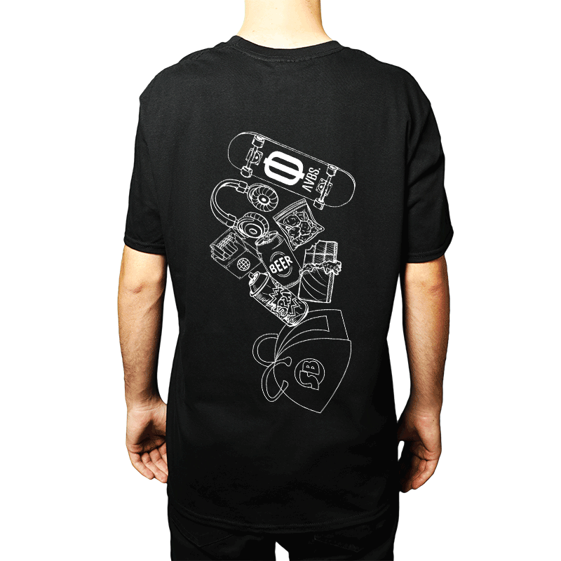 T-Shirt Bue Black ''Sport Billy''