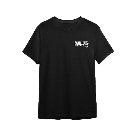 T-Shirt Long3 x Trouf Black With White (North Fiesta)