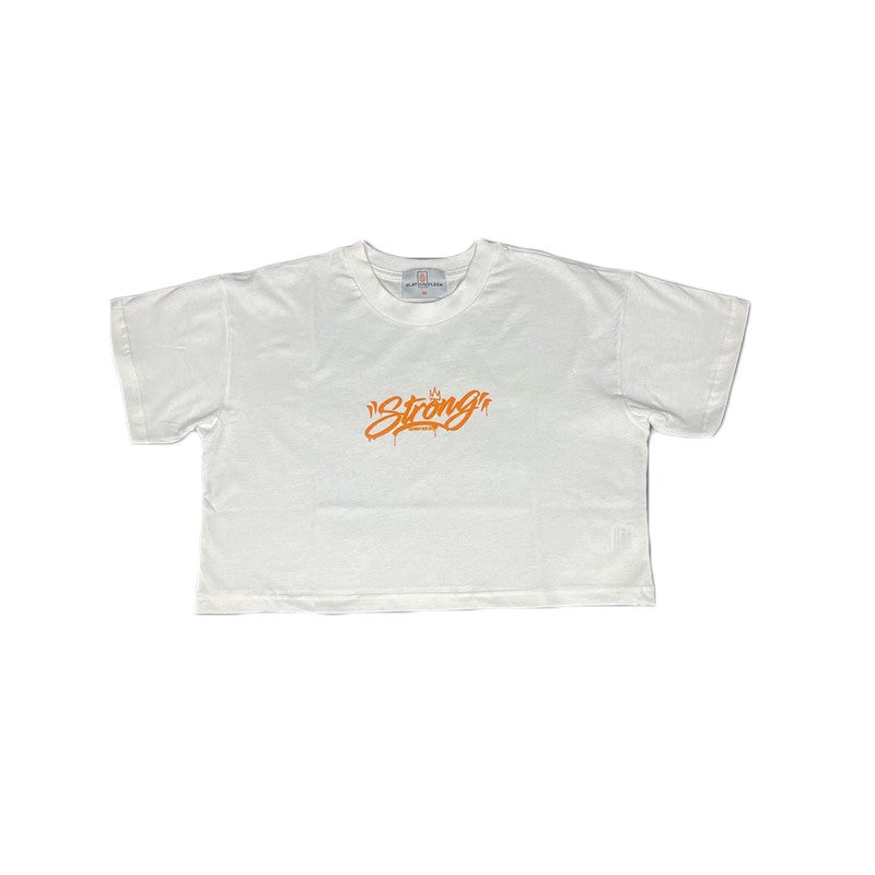 12os Pithikos Crop Top White