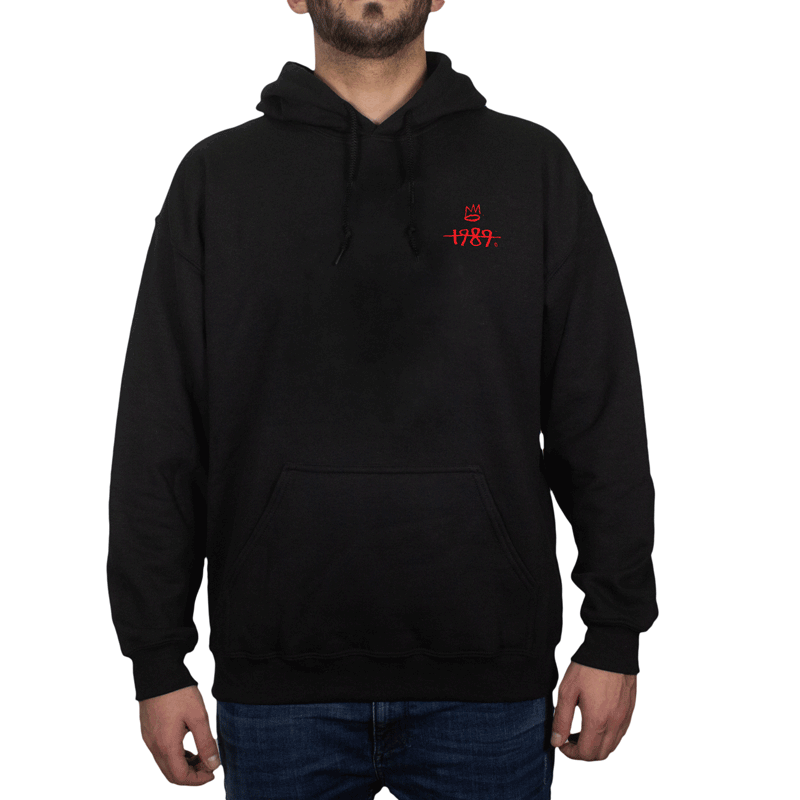 Hoodie Tony Raw Black