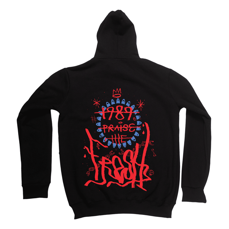Hoodie Tony Raw Black