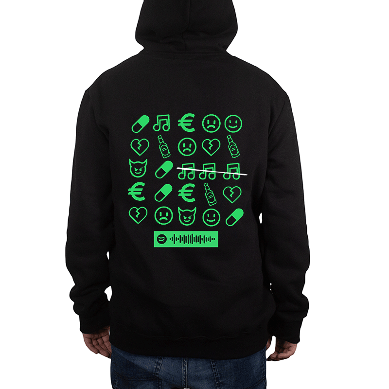 Hoodie Trouf My Life Vol.1 Black