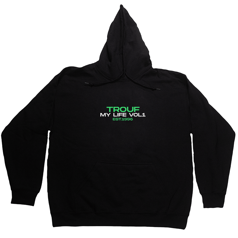 Hoodie Trouf My Life Vol.1 Black
