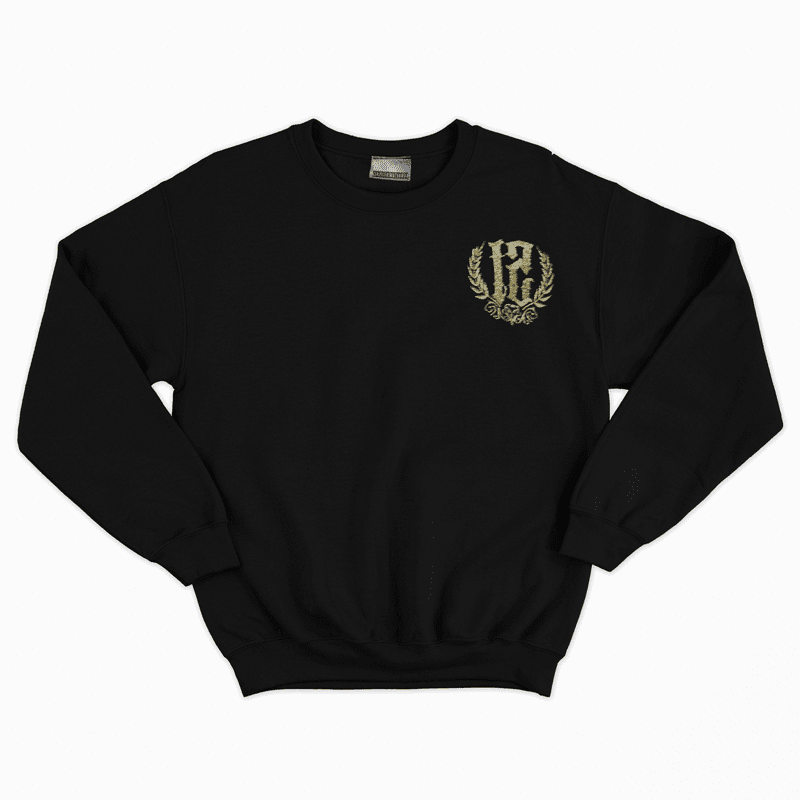 Crewneck 12os Black Gold