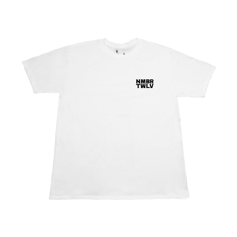 T-Shirt 12os Pithikos Rise and Grind White