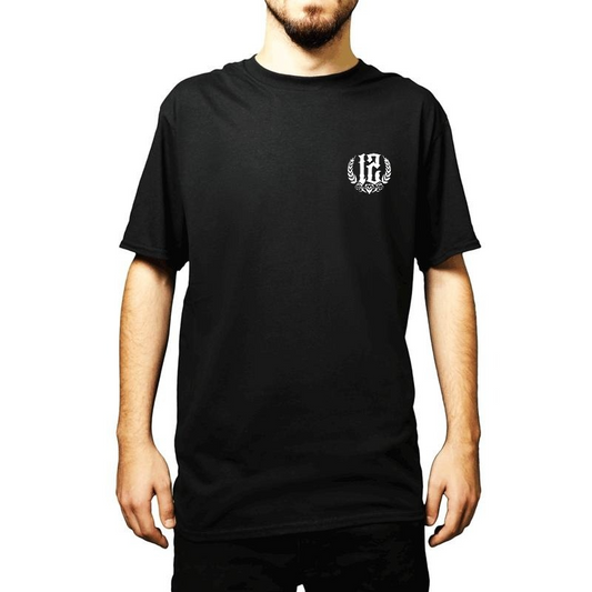 T-Shirt 12os Pithikos Black (Rise and Grind)