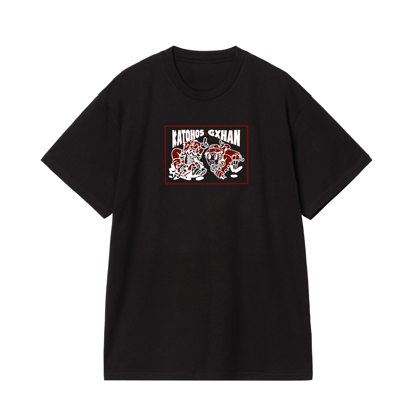 T-shirt Gxhan x Katohos "Athinorama" Black