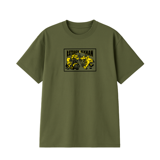 T-shirt Gxhan x Katohos "Athinorama" Olive