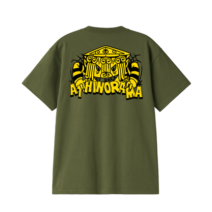 T-shirt Gxhan x Katohos "Athinorama" Olive