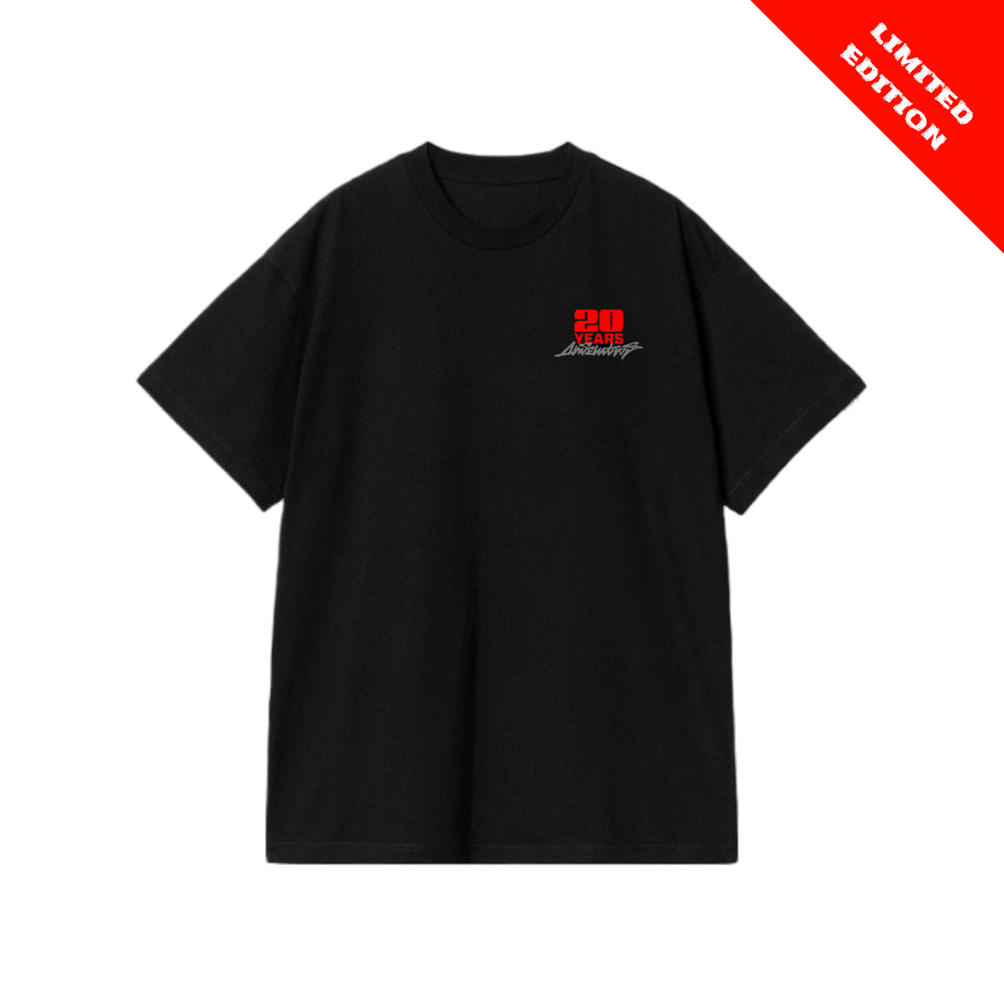 T-Shirt 12os "20 Χρόνια" Black Limited Edition