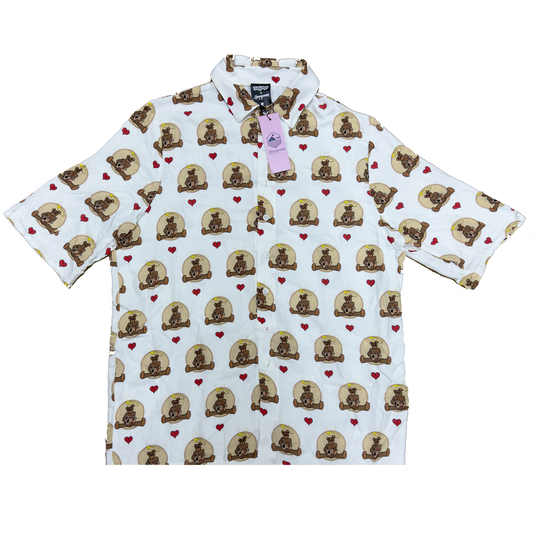 S/S Shirt Eisvoleas ''Teddy Boys x Sparagouay'' White