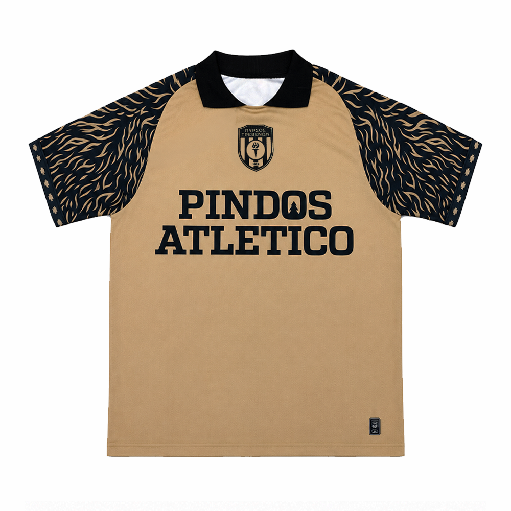 Limited Edition Jersey "Πυρσός Γρεβενών x Pindos Atletico" Gold/Black