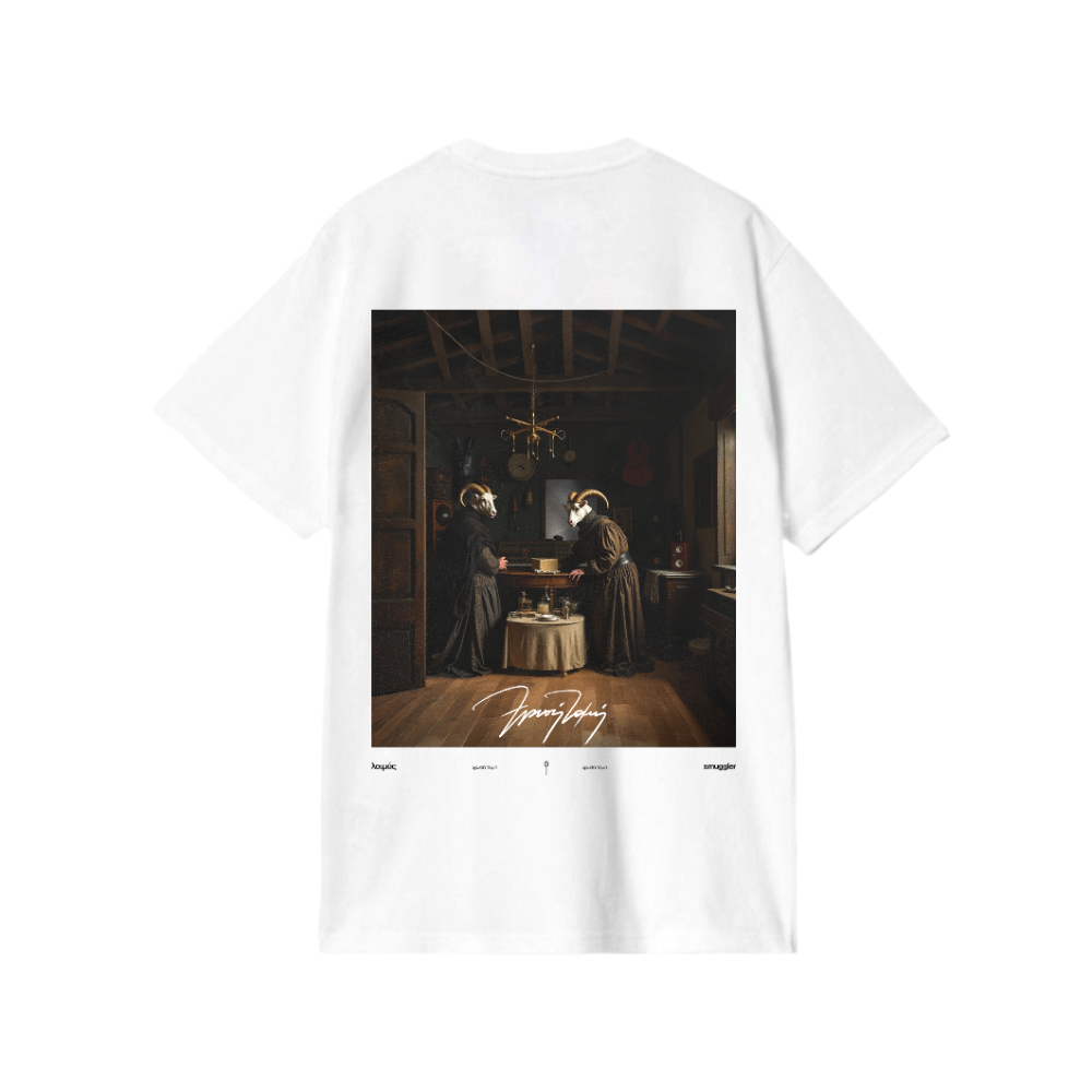 T-Shirt Smuggler x Loimos "Xrysi Tomi" White