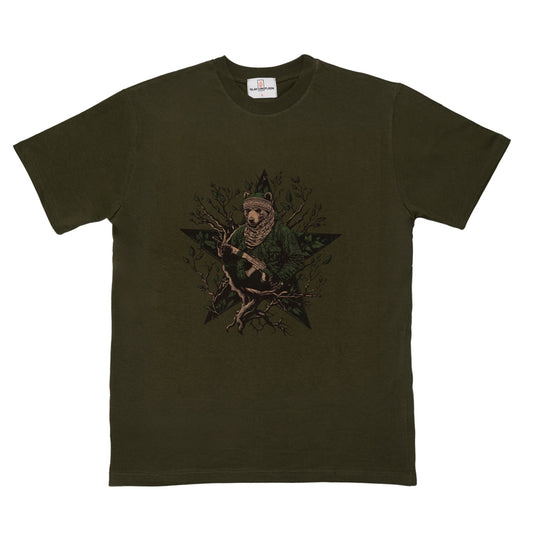T-Shirt Pindos Atletico "ΔΕΝΤΡΙΜ" Khaki