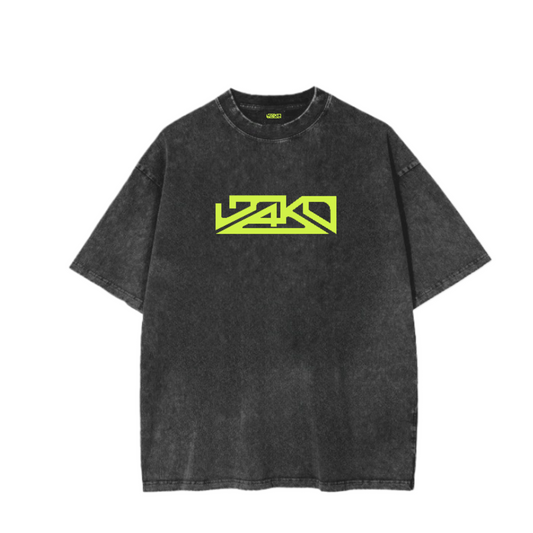 T-shirt Acid Wash "Jako" Black