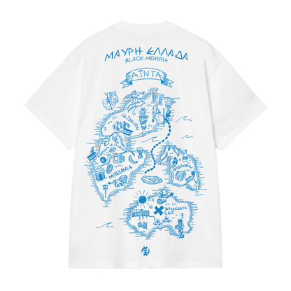 Pre Order - T-shirt NTM "«ΙΣΙΔΕΙΟΝ» Ο ΧΑΡΤΗΣ" White