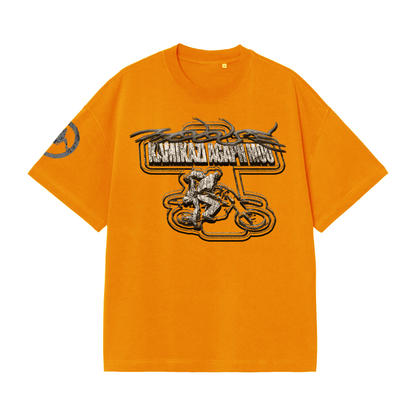 Pre Order - T-Shirt Moose "Kamikazi Agapi Mou" Orange